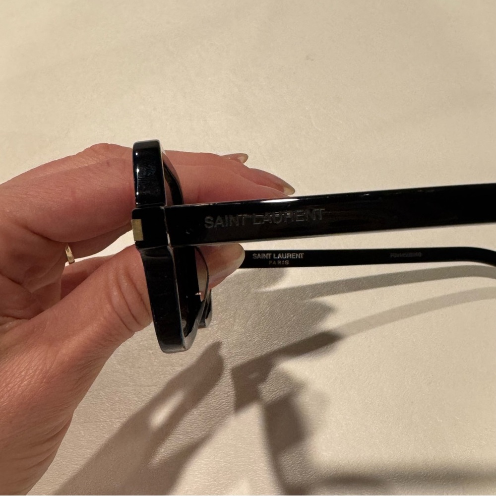 Saint Laurent Square-Frame Acetate Sunglasses Black SL 332 001 Unisex - Picture 7 of 15